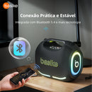 Caixa de Som Basike Ba-RAD251 200W IPX6 Bluetooth 5.4 8 Horas de Musica