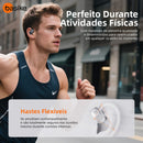 Fone De Ouvido Basike Ba FON 305 Bluetooth 5.4 Ear Buds Sem Fio Tioi Gancho Esportavio para Academia.