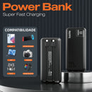 Power Bank Basike B 078 10.000mAh 22.5W Carga Rápida Com Display