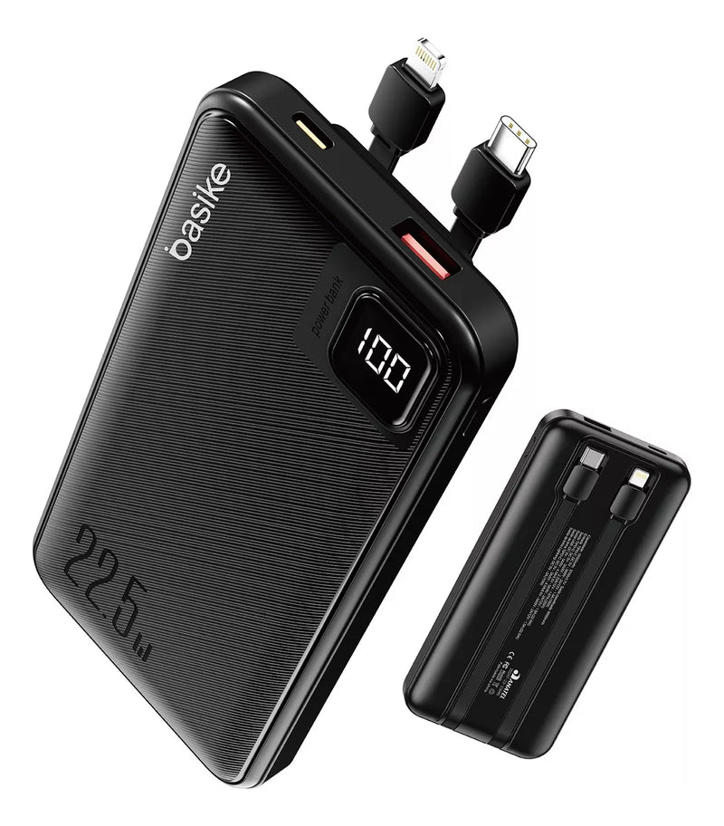 Power Bank Basike B 078 10.000mAh 22.5W Carga Rápida Com Display