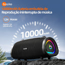 Caixa de Soma Basike Ba RAD 133 100W Grave Potente Som Estéreo Bass Boost