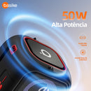 Caixa de Som Ba RAD 044 50W Bluetooth Com Rádio FM