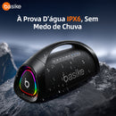 Caixa de Som Basike Ba RAR 134 300W Bluetooth IPX6 TWS RGB