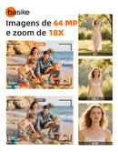 Câmera Fotográfica Basike Ba-CAM315 Digital 4k Dual Screen 2.8 HD Autofocus