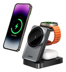 Carregador Por indução Basike Ba WXC 148 Sem Fio 3 em 1 Rápido 15W