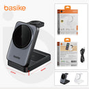 Carregador Por indução Basike Ba WXC 148 Sem Fio 3 em 1 Rápido 15W