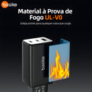 Carregador Basike Ba CAR 072 65W Turbo Tipo-C e USB Rápido