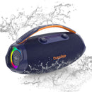 Caixa de Som Basike Ba RAD 207 80W IPX5 Portátil Bluetooth RGB Inteligente