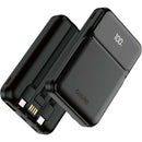 Carregador Power Bank Basike Ba POW 077 10.000mAh Portátil Turbo Com 3 Cabos