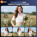 Câmera Fotografica Basike Ba CAM306 Digital 5K 64mp 18x Inteligente com AI Cartão Sd 32gb