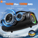 Caixa de Som Basike Ba RAD 289 160W Portátil Bluetooth IPX 6 15 Horas de Musica