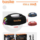 Caixa de Som Basike Ba RAD 337 80W Boombox Sem Fio Bluetooth IPX6 TWS