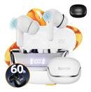 Fone de Ouvido Basike Ba FON 224 Bluetooth 5.4 Buds 60 Horas de Bateria Redução de Ruído