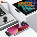 Microfone  Lapela Basike Ba MIC 006 Bluetooth Redondo Duplo Imã Redução de Ruido - Lightning