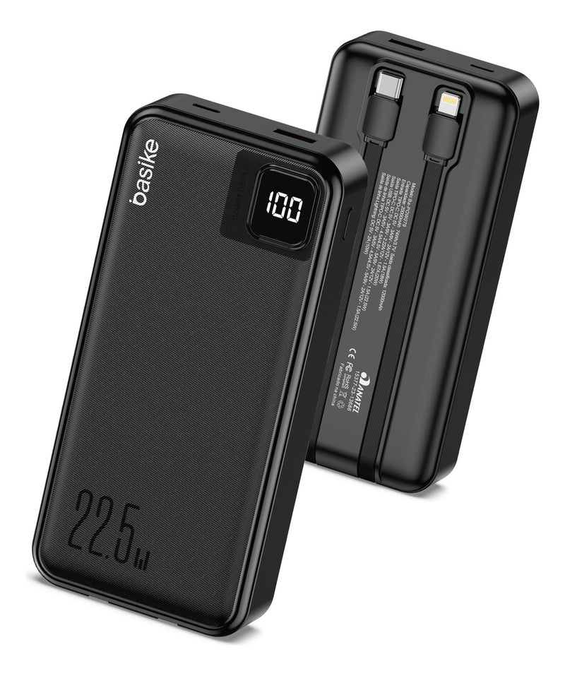 Power Bank Basike B 079 20.000mAh 22.5W Carga Rápida Com Display
