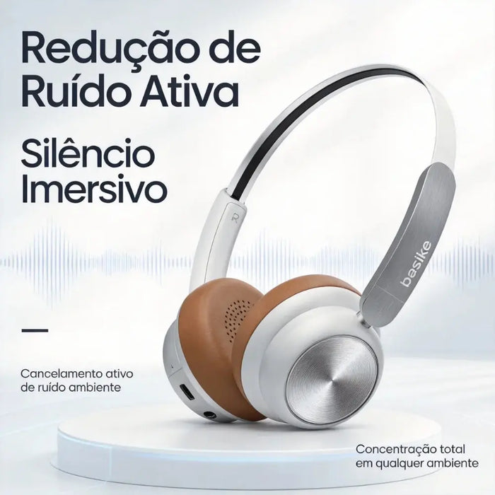 Fone de Ouvido Basike Ba FON 174 Bluetooth 5.4 Sem Fio Com Microfone - Basike Brasil Oficial