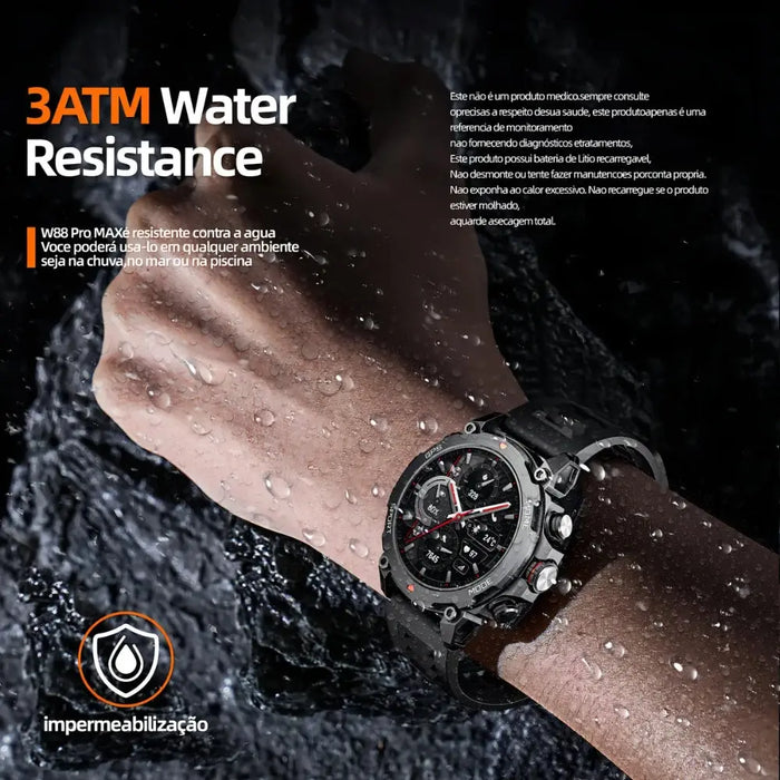 Smartwatch Basike W88 Pro Max Tela Amoled 1,43" Esporte e Tecnologia Series 10 - Basike Brasil Oficial