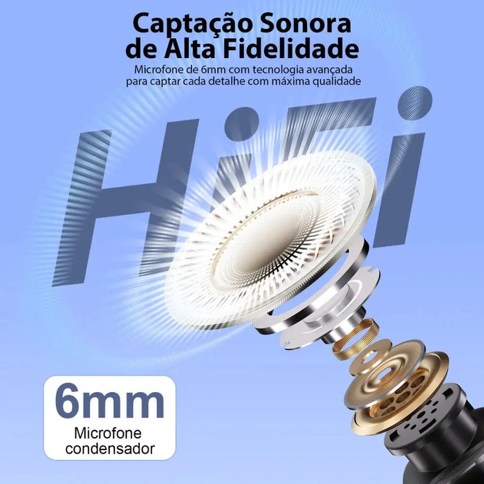 Microfone Basike Lapela Basike 009 Duplo Sem Fio Profissional Duplo Anti Ruído Tipo C - Basike Brasil Oficial
