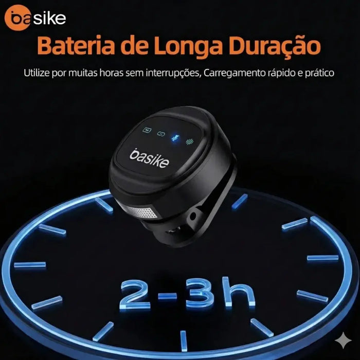Microfone Basike Ba MIC 007 Lapela Sem Fio Profissional Com Case Tipo C - Basike Brasil Oficial