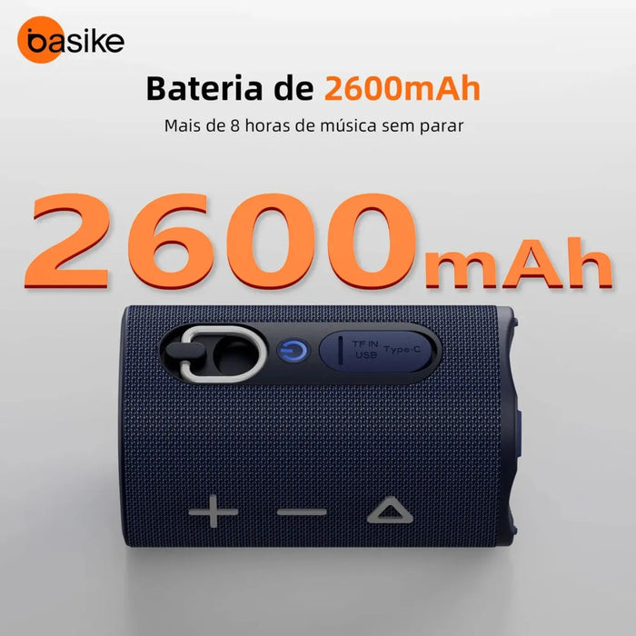 Caixa de Som Basike Ba MD 238 20w 2600mAh á Prova D`água Ipx5 Bluetooth Função TWS - Basike Brasil Oficial