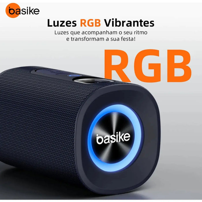 Caixa de Som Basike Ba MD 238 20w 2600mAh á Prova D`água Ipx5 Bluetooth Função TWS - Basike Brasil Oficial