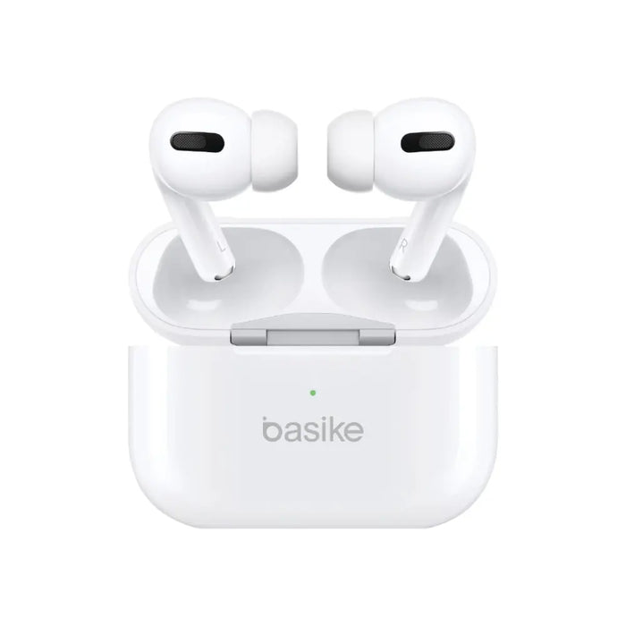 FON 12061 — Fone de Ouvido TWS Sem Fio Bluetooth Branco com Cancelamento de Ruido IPX5 - Basike Brasil Oficial