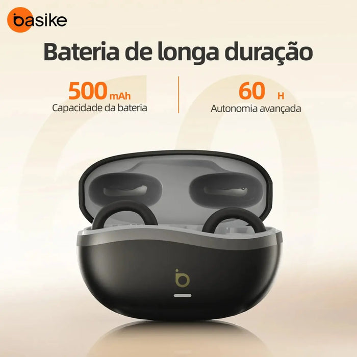 Fone de Ouvido Basike Ba FON 229 Bluetooth Espotivo 60 hrs Ipx6 ANC Auricular - Basike Brasil Oficial