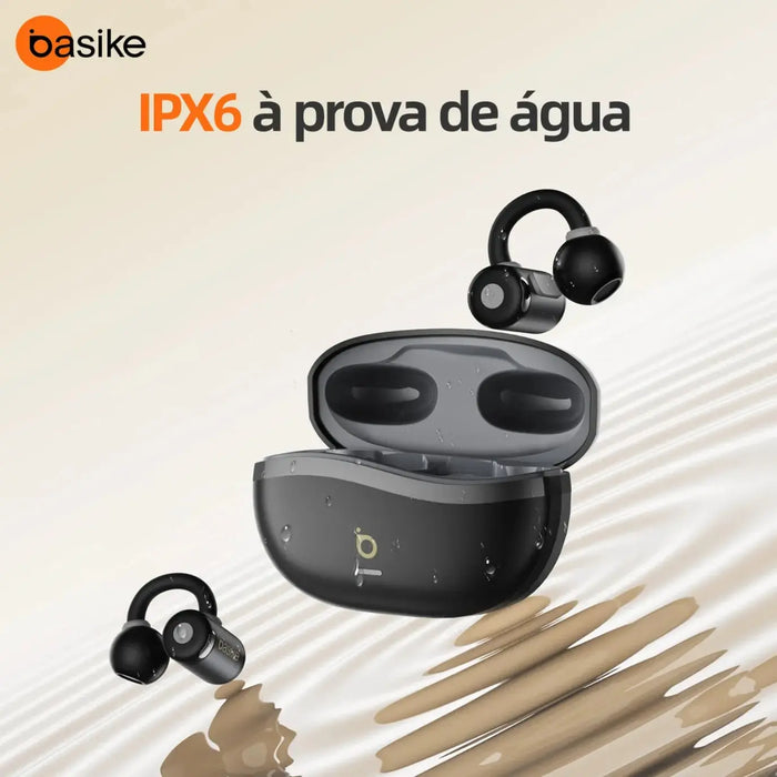Fone de Ouvido Basike Ba FON 229 Bluetooth Espotivo 60 hrs Ipx6 ANC Auricular - Basike Brasil Oficial