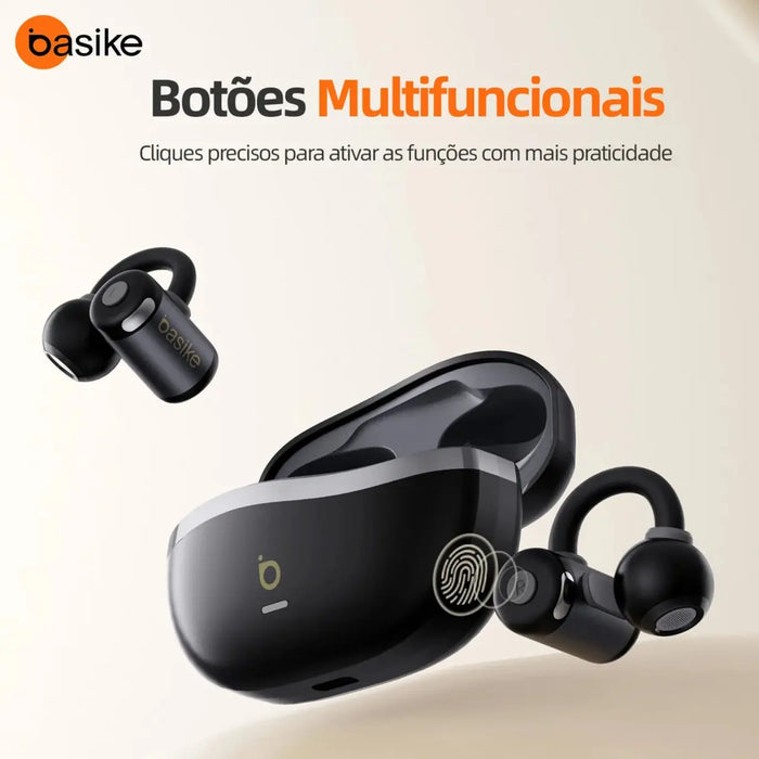 Fone de Ouvido Basike Ba FON 229 Bluetooth Espotivo 60 hrs Ipx6 ANC Auricular - Basike Brasil Oficial