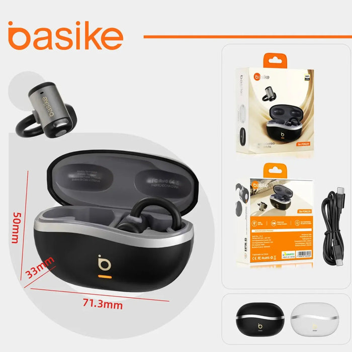 Fone de Ouvido Basike Ba FON 229 Bluetooth Espotivo 60 hrs Ipx6 ANC Auricular - Basike Brasil Oficial