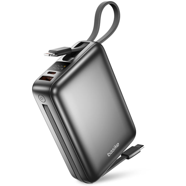 Power Bank B201 Basike 20.000mAh Carregamento Rápido 22.5W Saída Dupla Com Display