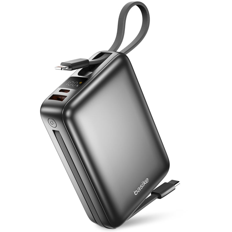 Power Bank B201 Basike 20.000mAh Carregamento Rápido 22.5W Saída Dupla Com Display
