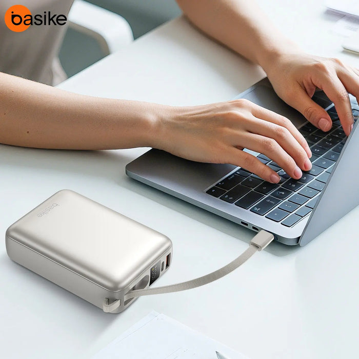 Power Bank B201 Basike 20.000mAh Carregamento Rápido 22.5W Saída Dupla Com Display - Basike Brasil Oficial
