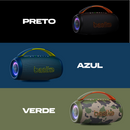 Caixa De Som Basike Ba RAD 253 100W Bluetooth IPX6 Compacta