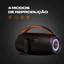 Caixa De Som Basike Ba RAD 253 100W Bluetooth IPX6 Compacta