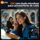 Fone de Ouvido Basike Ba FON 248 Bluetooth Com Cancelamento de Ruido Bateria de 40 horas Com Microfone