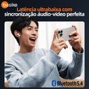 Fone de Ouvido Basike Ba FON 248 Bluetooth Com Cancelamento de Ruido Bateria de 40 horas Com Microfone
