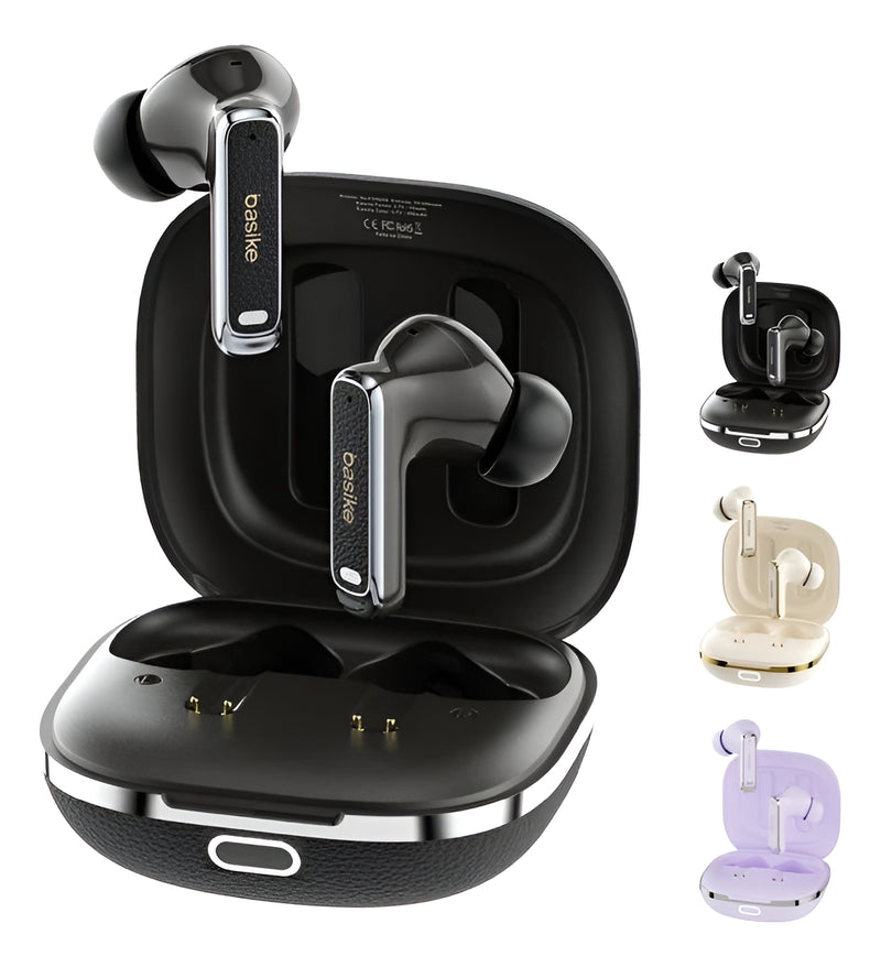 Fone de Ouvido Basike Ba FON 248 Bluetooth Com Cancelamento de Ruido Bateria de 40 horas Com Microfone