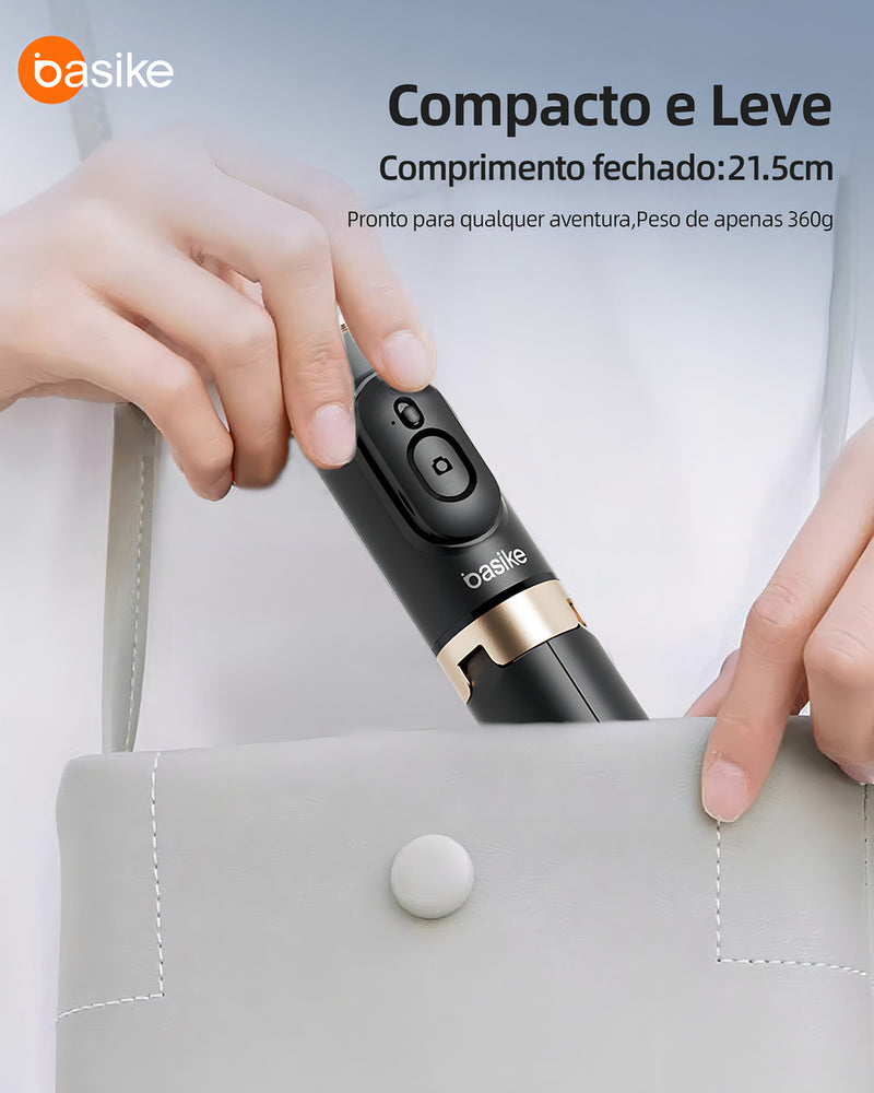 Tripé Bastão Basike Ba-SPO260 0,70m Pau de Selfie Mini Portátil Com Controle
