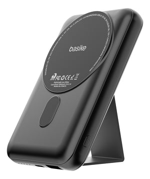 Carregador Power Bank Basike Ba POW 076 10.000mAh Portátil Carregamento Rápido por Indução e Cabo