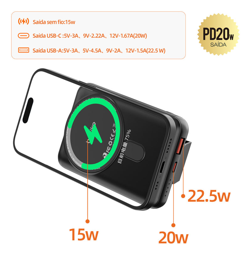 CARREGADOR SEM FIO BA POW 076