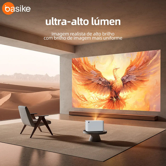 Projetor Basike Ba TY 163 HD 1080p Com Wifi Dual Band Com Foco automatico Bluetooth 20.000 Lumens. - Basike Brasil Oficial