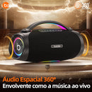 Caixa de Som Basike Ba RAD 180 200W Bluetooth IPX6 hIFI