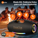 Caixa de Som Basike Ba RAD 252 400W Bass Boost Bluetooth IPX6