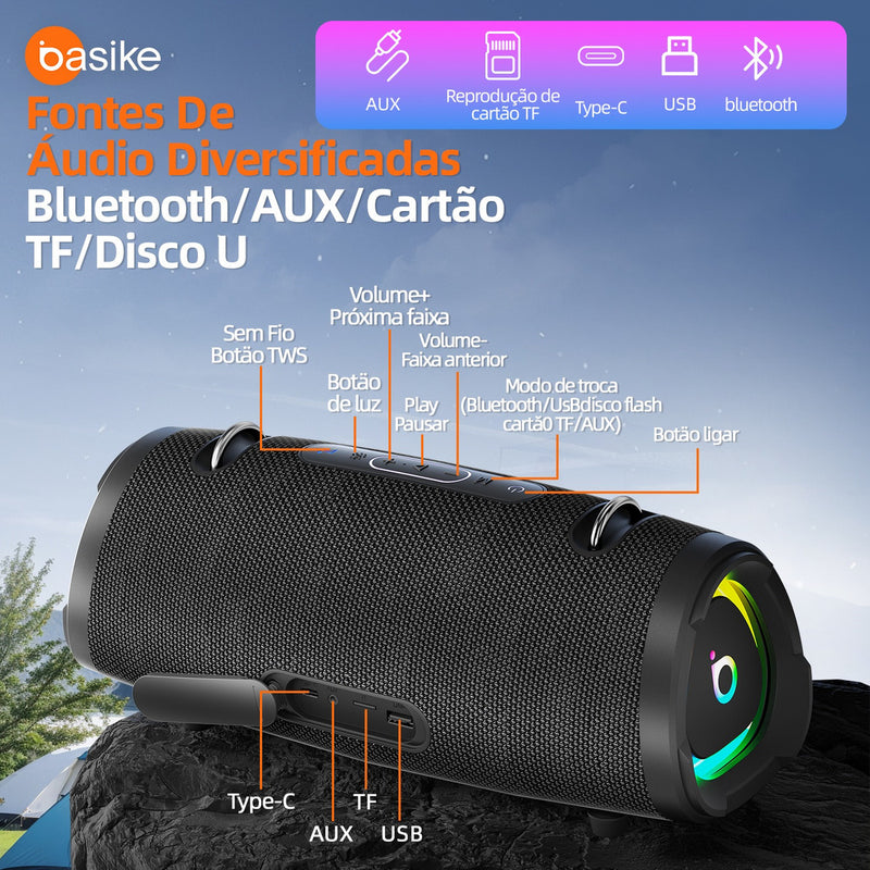 CAIXA DE SOM Ba RAD 133 100W