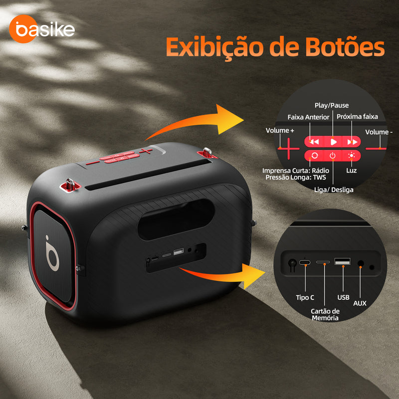 CAIXA DE SOM Ba RAD 044