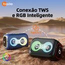 Caixa de Som Ba RAD 044 50W Bluetooth Com Rádio FM