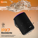 Caixa de Som Basike Ba RAD 132 40W RGB Bluetooth IPX7