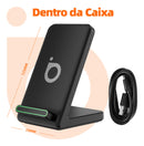 Carregador por Indução 3 em 1 Basike Ba WXC 009 15W Rápido Sem Fio Para Iphone e Samsung
