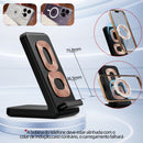 Carregador por Indução 3 em 1 Basike Ba WXC 009 15W Rápido Sem Fio Para Iphone e Samsung